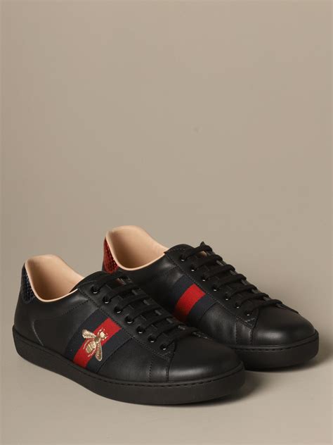 gucci ace web black|Gucci Ace Sneakers for Men .